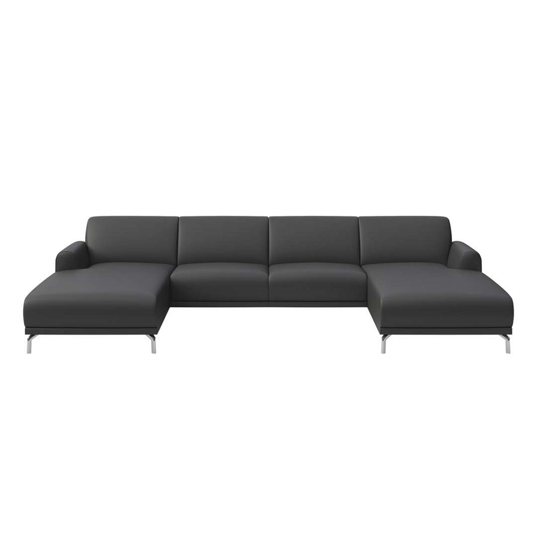 Puzo Panoramic Sofa - Leather